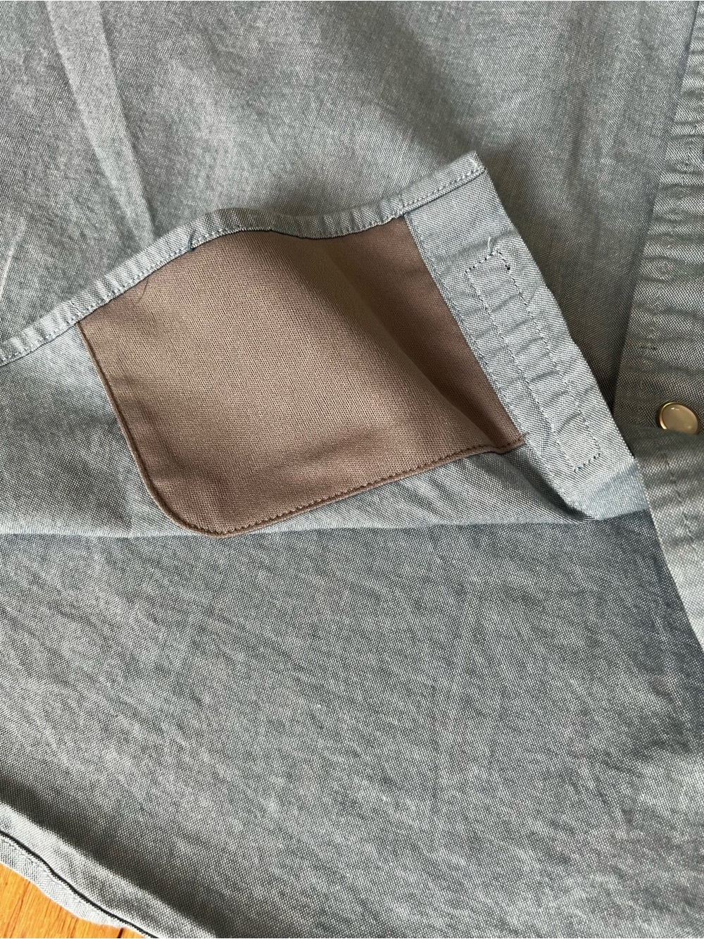 Howler Brothers Crosscut Deluxe Beach Blooms Blue Short-Sleeve Western Shirt L - Picture 8 of 13